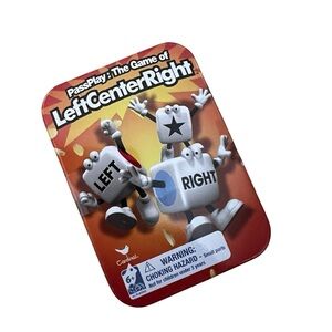 Left Center Right Dice Game in Travel Tin NEW